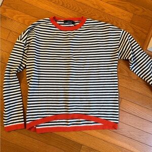 Zesica striped sweater size small